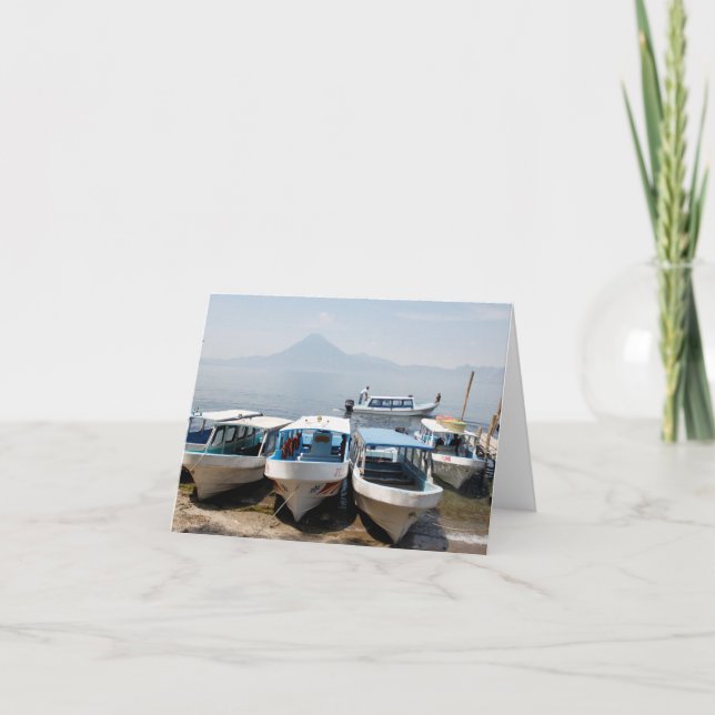 Guatemala Volcano Greeting Card (Front)