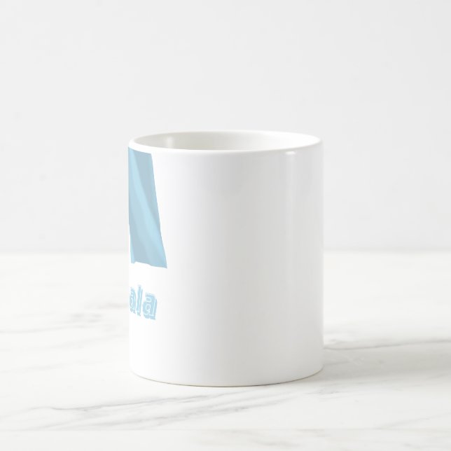 Guatemala Waving Flag with Name Coffee Mug (Center)