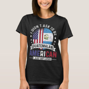 Guatemalan American Flags Pride Guatemala Flag T-Shirt