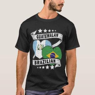 Guatemalan And Brazilian Flag T-Shirt