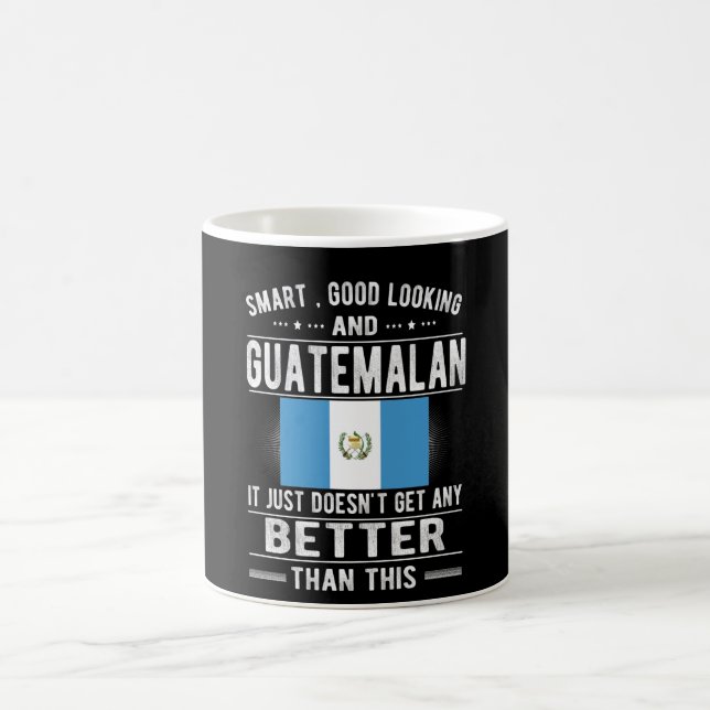 Guatemalan Flag Guatemala Proud Guatemalan Roots Coffee Mug (Center)