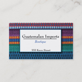 Guatemalan Imports Boutique Business Card