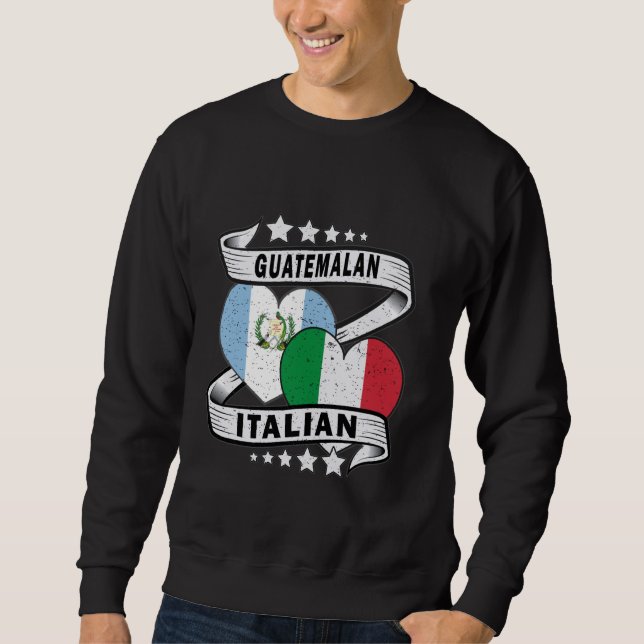 Guatemalan Italian Shirt Guatemala And Italy Flag  (Front)