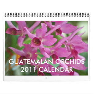 Guatemalan Orchids Calendar