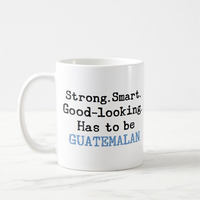 guatemalan strong coffee mug (Left)