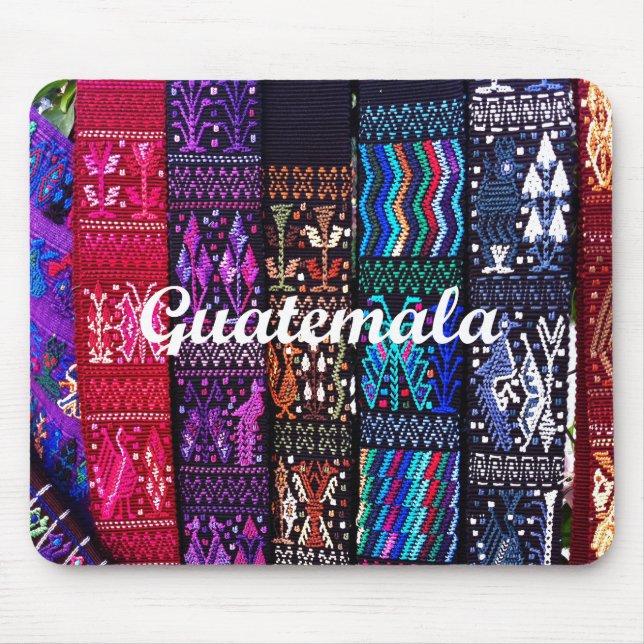 Guatemalan textile designs. mouse pad (Front)