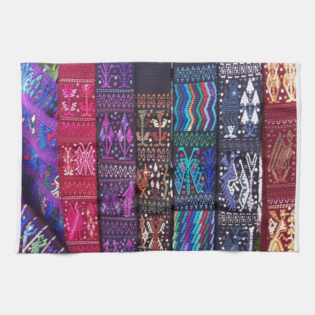 Guatemala's beautiful design tea towel (Horizontal)