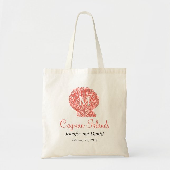 Guava Destination Wedding Tote Bags Caribbean (Front)