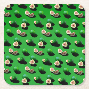 Guava Exotic Fruit Square Paper Coaster