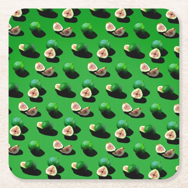 Guava Exotic Fruit Square Paper Coaster (Front)