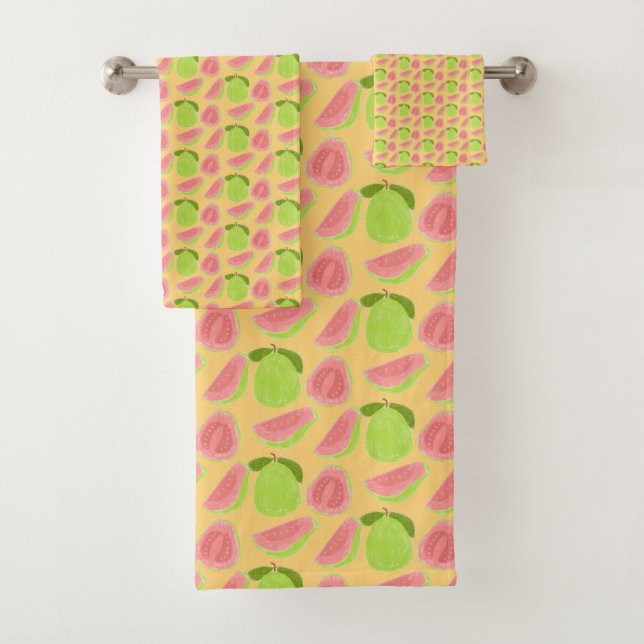 Guava Fruit Bath Towel Set (Insitu)