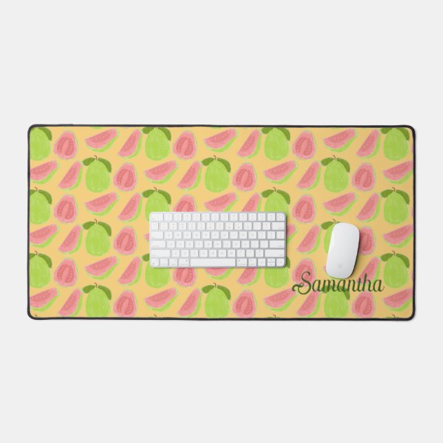 Guava Fruit Desk Mat (Keyboard & Mouse)