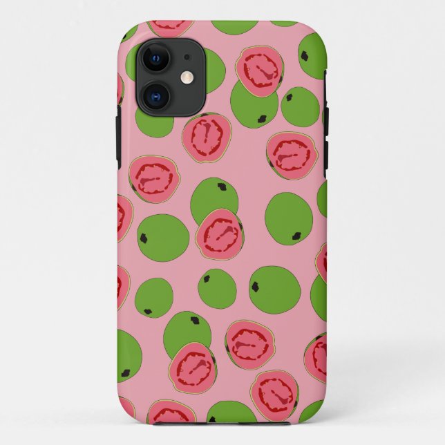Guava Fruit Pattern Case-Mate iPhone Case (Back)