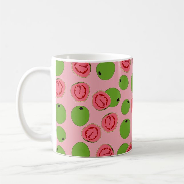 Guava Fruit Pattern  Coffee Mug (Left)