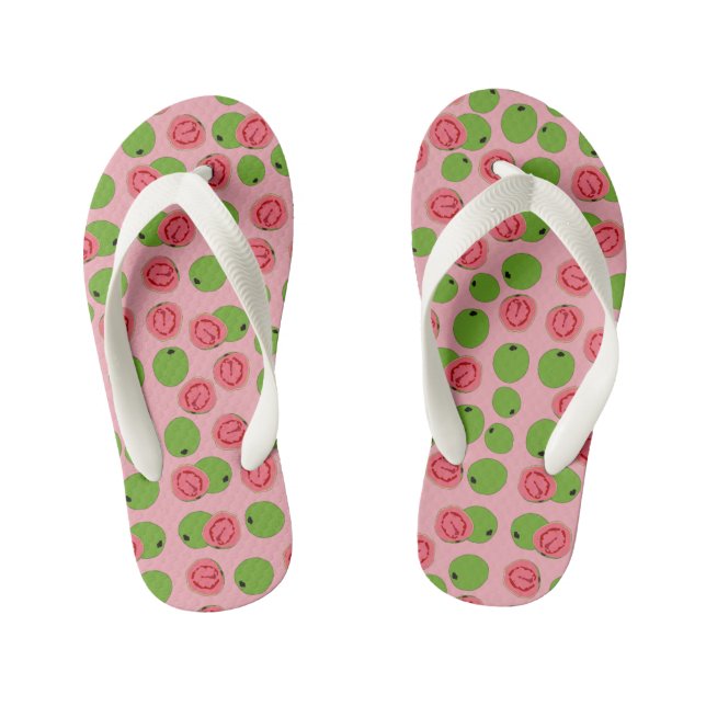 Guava Fruit Pattern    Kid's Thongs (Footbed)