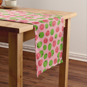 Guava Fruit Pattern Long Table Runner