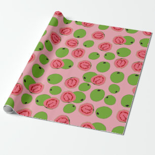 Guava Fruit Pattern Wrapping Paper