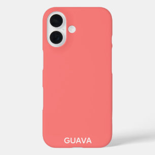 Guava pink colour name iPhone 16 case