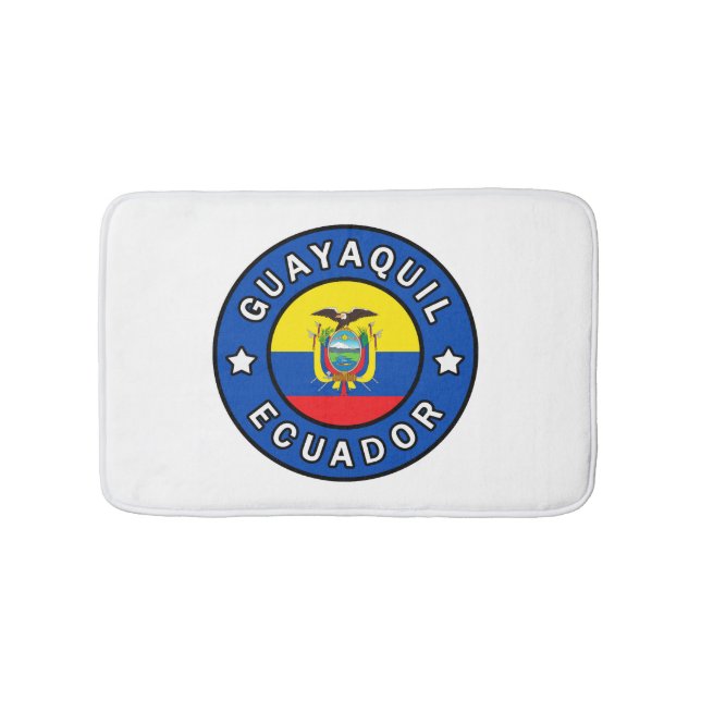 Guayaquil Ecuador Bath Mat (Front)