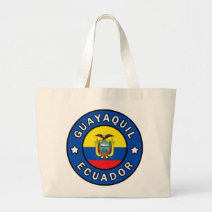 Guayaquil Ecuador Large Tote Bag