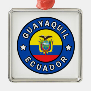 Guayaquil Ecuador Metal Ornament