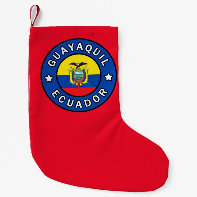 Guayaquil Ecuador Small Christmas Stocking (Front)