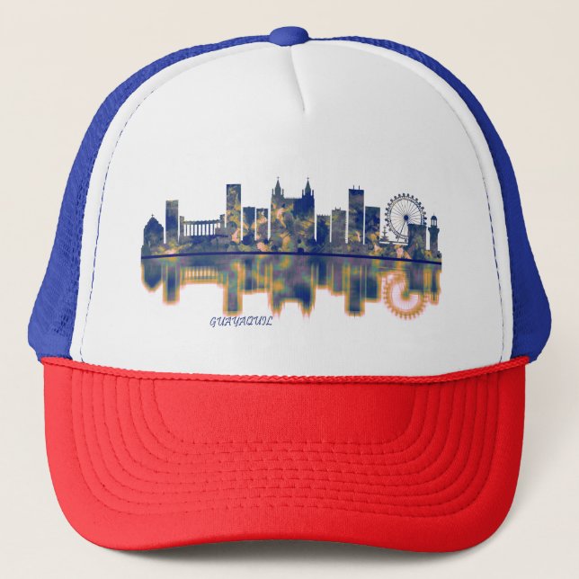 Guayaquil Skyline Trucker Hat (Front)