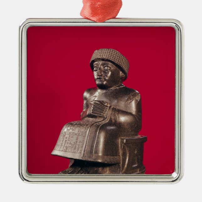 Gudea, Prince of Lagash, dedicated to Metal Ornament (Front)