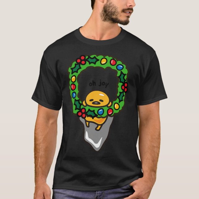 Gudetama Christmas Wreath Shirt (Front)