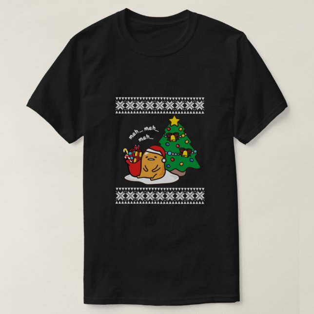 Gudetama Ugly Christmas T-Shirt (Design Front)