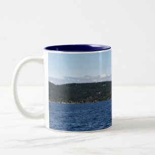 Guemes Island Ferry Two-Tone Coffee Mug