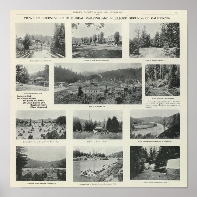 Guerneville, California Poster (Front)
