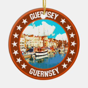 Guernsey                                           ceramic ornament