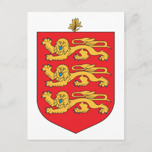 Guernsey Coat of Arms Postcard