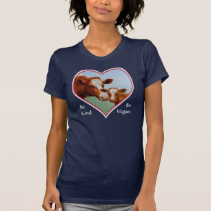 Guernsey Cow and Calf Vegan T-Shirt