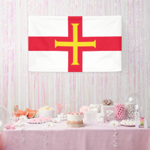 Guernsey flag banner