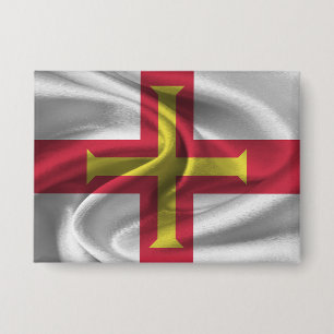 Guernsey Flag Button