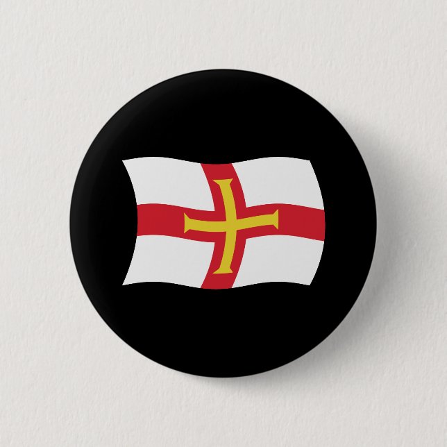Guernsey Flag Button (Front)