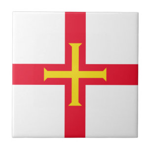 Guernsey Flag Ceramic Tile