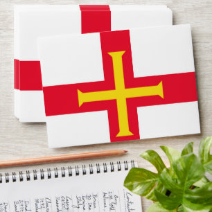 Guernsey flag envelope