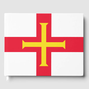 Guernsey flag guest book