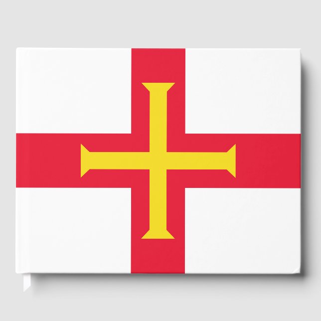 Guernsey flag guest book (Front)