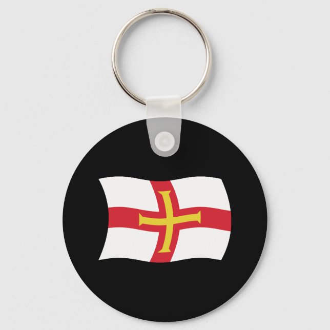 Guernsey Flag Keychain (Front)