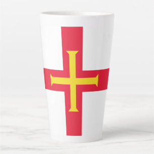Guernsey flag latte mug