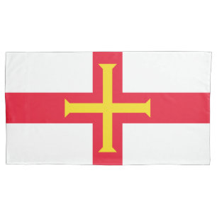 Guernsey flag pillowcase