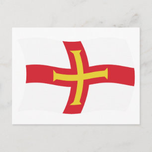 Guernsey Flag Postcard