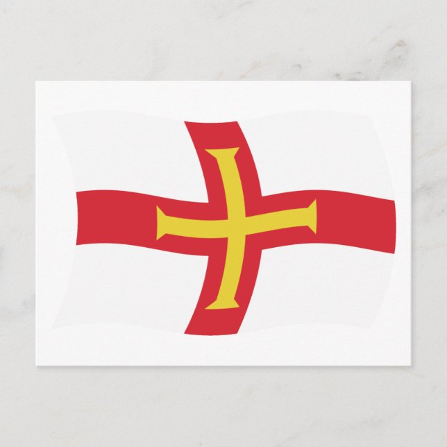 Guernsey Flag Postcard (Front)