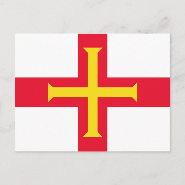 Guernsey Flag Postcard (Front)