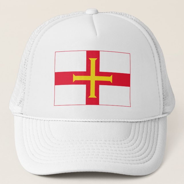 Guernsey Flag Trucker Hat (Front)