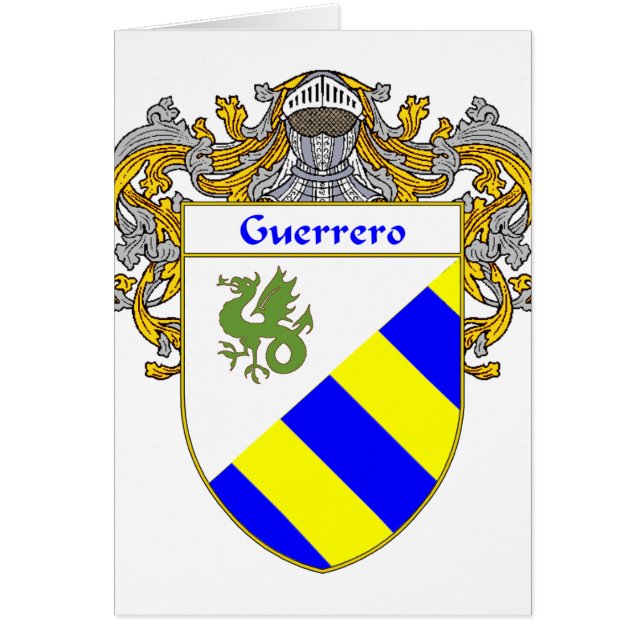 Guerrero Coat of Arms (Mantled) (Front)